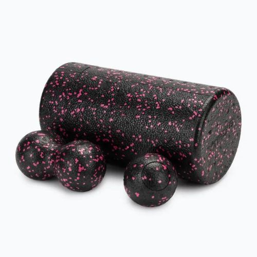 XTREXO masszázs szett TRX-MST030 kicsi fekete/rózsaszín