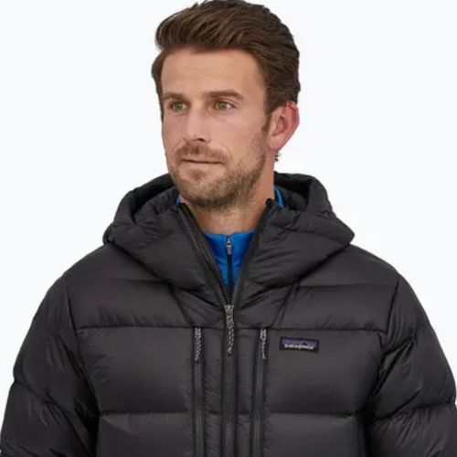 Férfi pehelykabát Patagonia Fitz Roy Down Hoody black