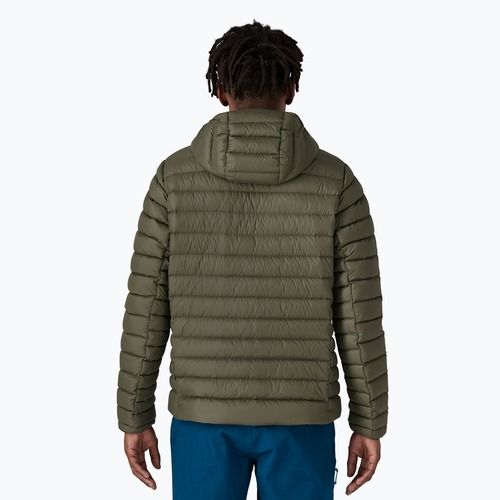 Férfi pehelykabát Patagonia Down Sweater Hoody pine needle green