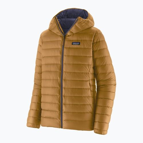 Férfi pehelykabát Patagonia Down Sweater Hoody rapotor brown
