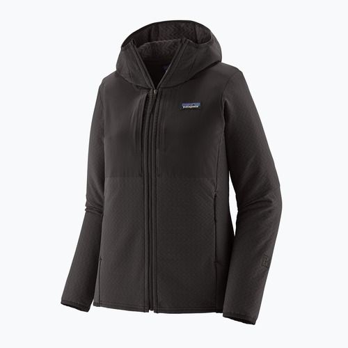 Női softshell dzseki Patagonia R2 CrossStrata Hoody fekete