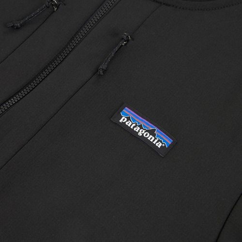 Férfi Patagonia R1 Thermal Full Zip Hoody fekete