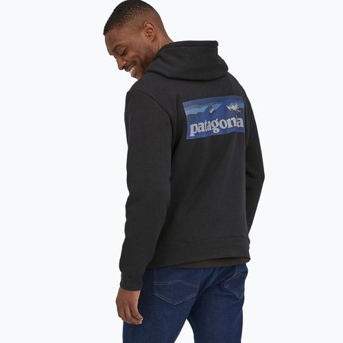 Patagonia Boardshort Logo Uprisal Hoody tinta fekete