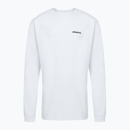 Férfi Patagonia P-6 Logo Responsibili Longsleeve fehér