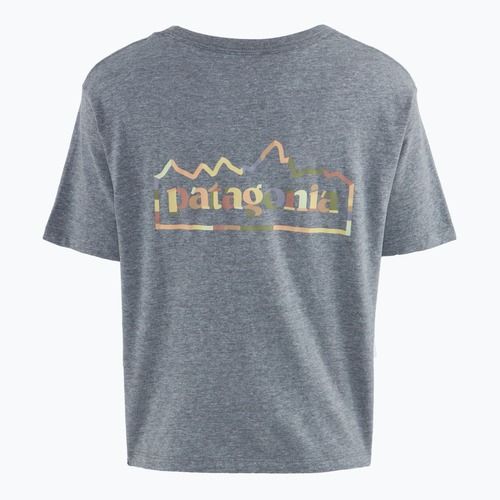 Női Patagonia Unity Fitz Easy Cut Responsibili gravel heather póló női póló