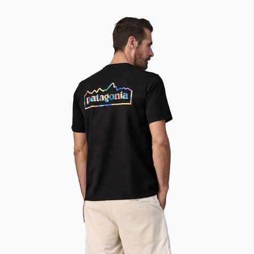 Patagonia férfi Unity Fitz Responsibili tintás fekete póló