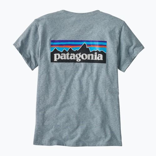 Női Patagonia P-6 Logo Responsibili-Tee thermo kék póló