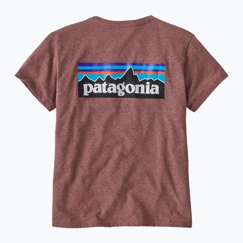 Női Patagonia P-6 Logo Responsibili-Tee dulse mályva póló