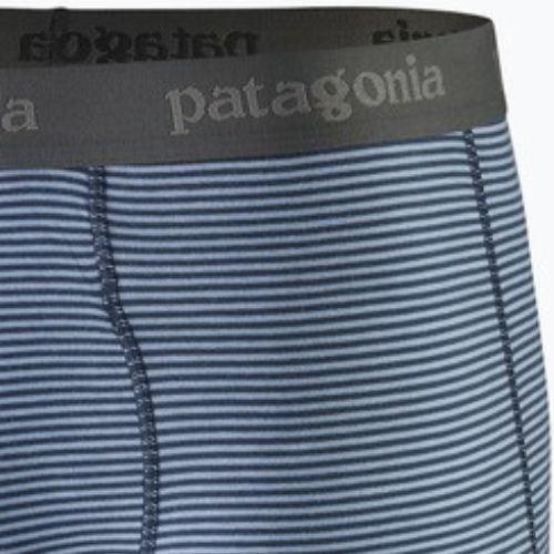 Patagonia férfi Essential Boxer Briefs 3" fathom csíkos/új tengerészgyalogság