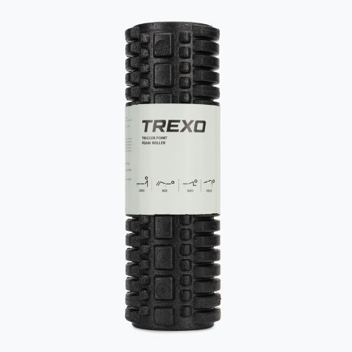 XTREXO Professional Trigger Points masszázs görgő 45 cm fekete