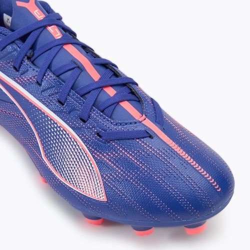 PUMA Ultra 5 Play FG/AG lapis lazuli/puma fehér/sunset gloe futballcipő