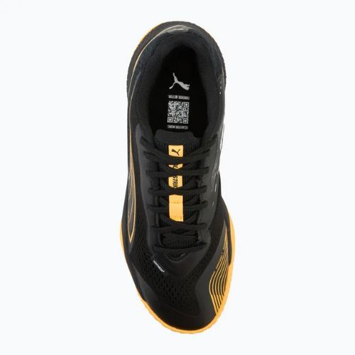 PUMA Solarstrike III beltéri sportcipő puma fekete/napsugár/puma fehér