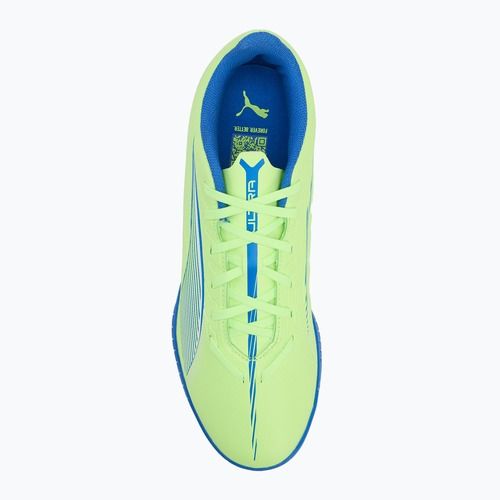 Férfi futballcipő PUMA Ultra 5 Play TT fizzy apple/puma fehér