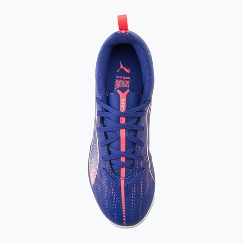 PUMA Ultra 5 Play TT Jr gyermek labdarúgócipő lapis lazuli/puma white/sunset glow