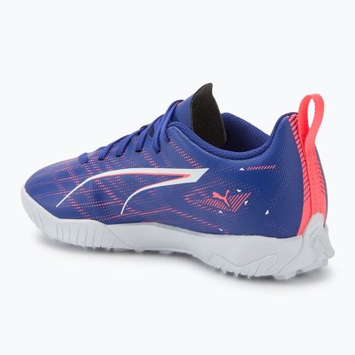 PUMA Ultra 5 Play TT Jr gyermek labdarúgócipő lapis lazuli/puma white/sunset glow