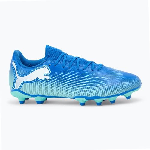 Futballcipő PUMA Future 7 Play FG/AG hyperlink blue/mint/puma white