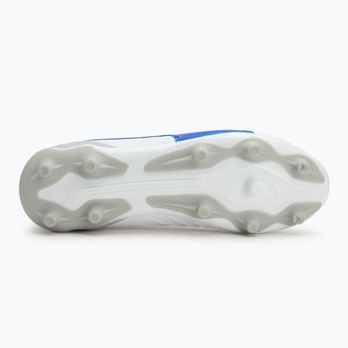 PUMA King Match FG/AG Jr gyermek futballcipő puma fehér/kékmáz/szürke/szürke/szürkés fényű gyermek focicipő