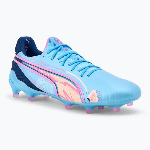 Futballcipő PUMA King Ultimate Vol. Up FG/AG luminous blue