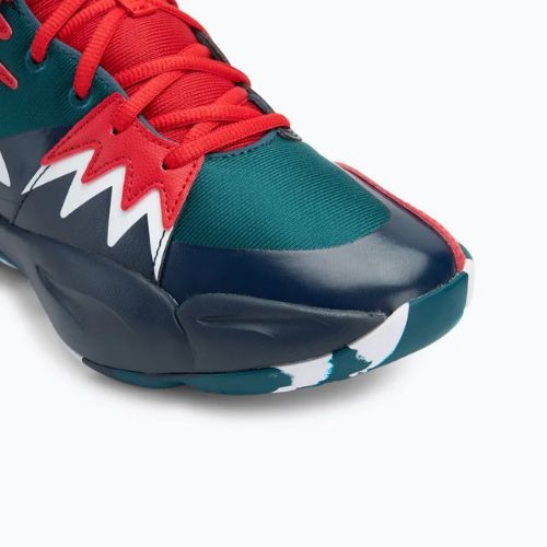 Férfi kosárlabda cipő PUMA Genetics club navy/hidegzöld/for all time red
