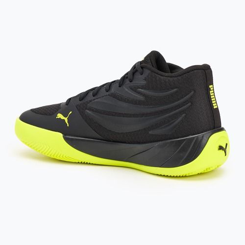 Férfi kosárlabda cipő PUMA Court Pro puma black/electric lime
