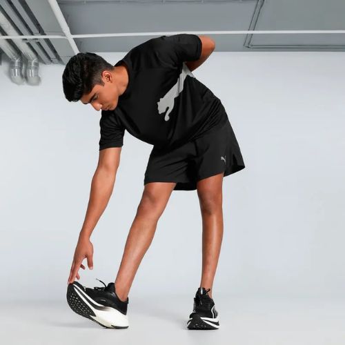 Férfi PUMA Train All Day Big Cat Tee puma fekete