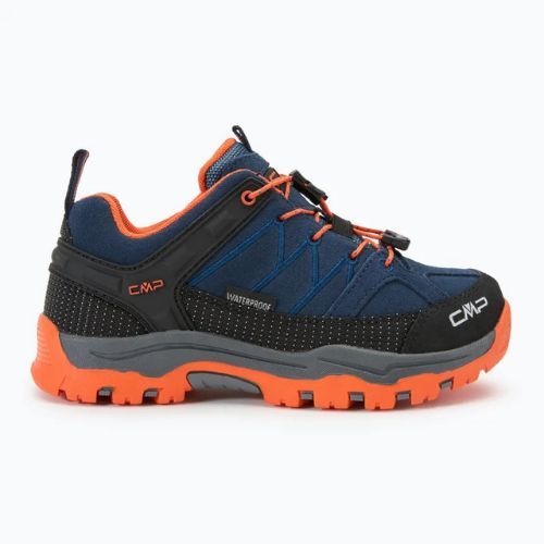 CMP gyerek túrabakancs Rigel Low Wp b.blue / arancio