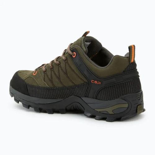 Férfi CMP Rigel Low olíva / láng trekking csizma