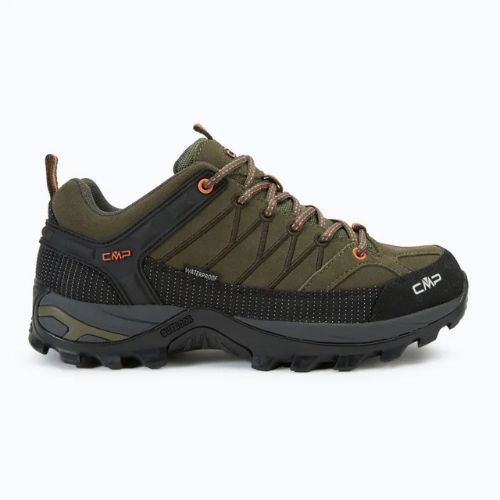 Férfi CMP Rigel Low olíva / láng trekking csizma