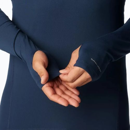 Férfi Columbia Midweight Stretch termikus hosszú ujjú kollegiális tengerészgyalogság