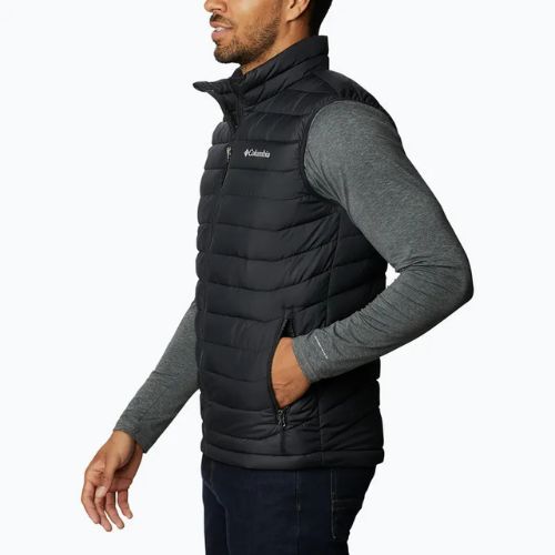 Columbia Powder Lite II férfi ujjatlan fekete