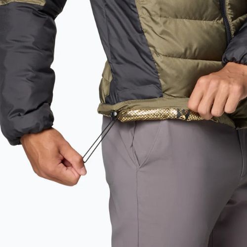 Columbia Labyrinth Loop II kapucnis kő zöld/ cápa férfi pehelykabát