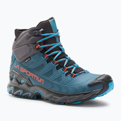 Férfi  trekking cipő La Sportiva Ultra Raptor II Mid Leather GTX hurricane/ carbon