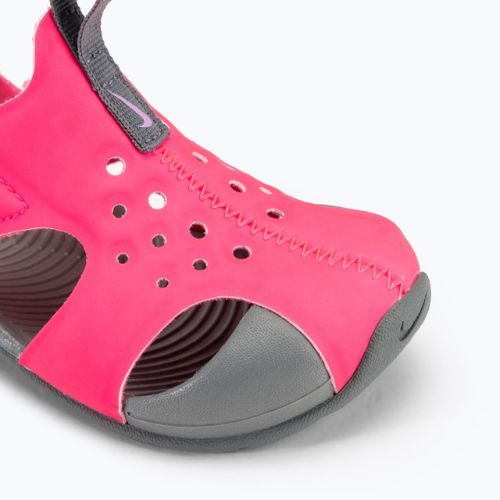 Nike Sunray Protect 2 gyermek szandál hiper rózsaszín/füstszürke/fukszia izzás