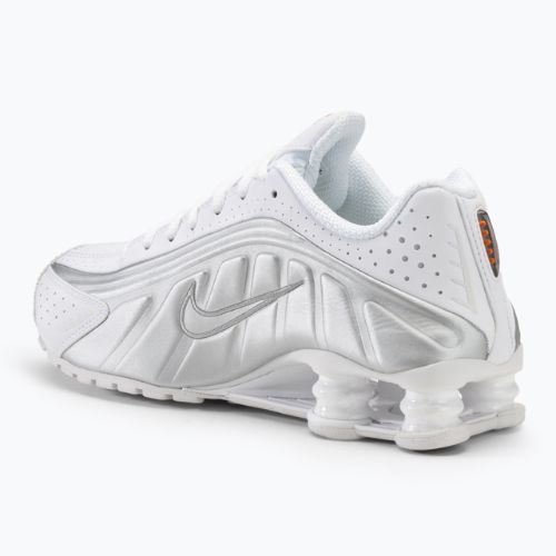 Nike Shox R4 női cipő fehér/metálezüst/max narancssárga