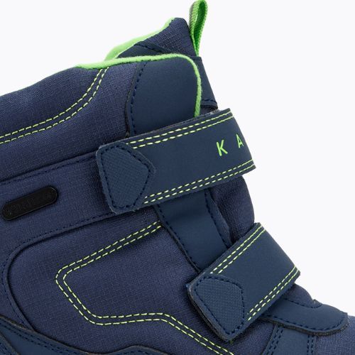 KADVA Snowey Mid WaterProof gyerek hótaposó sötétkék/zöld