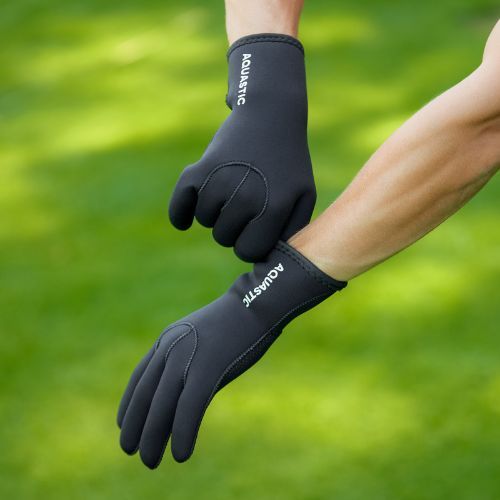 AQUASTIC Wintstick neoprén kesztyű 3 mm fekete
