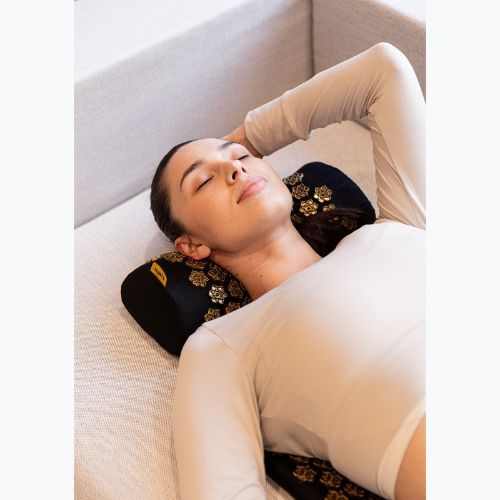 Akupresszúrás matrac XTREXO nagy, párnával TXO-B4Z005-BK fekete