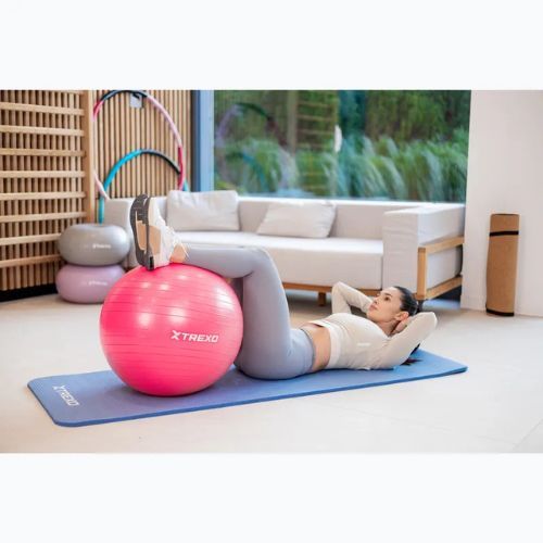 TREXO Gymball TXO-B4Z007-PK 55 cm rózsaszínű