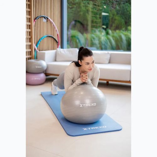 Gimnasztikai labda XTREXO TXO-B4Z007-GY 55 cm szürke