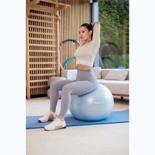 TREXO Gymball TXO-B4Z008-BL 65 cm kék