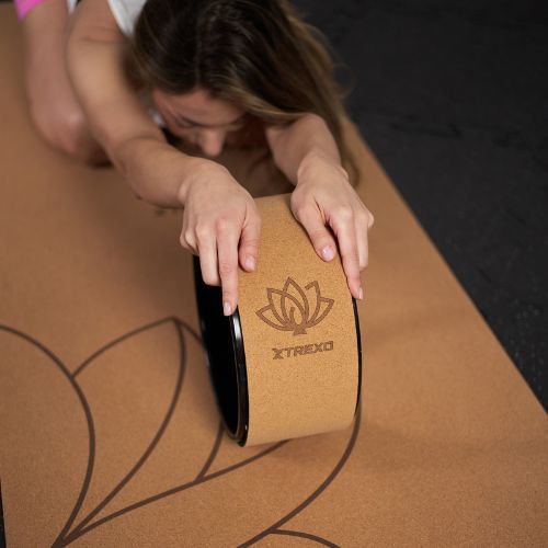 Jóga karika XTREXO parafa TXO-B4Z024-NC természetes