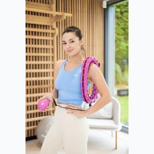 Súlyozott hullahopp karika XTREXO TXO-B4Z036-VT lila