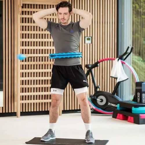 Súlyozott hullahopp karika XTREXO TXO-B4Z036-GN kék