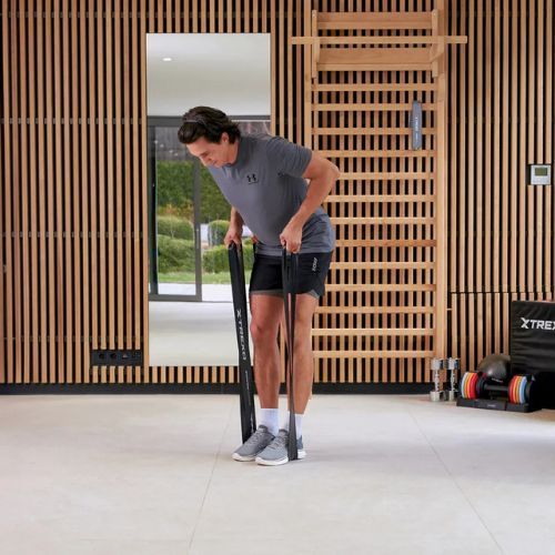 Rehabilitációs szalag TREXO TXO-B4Z072-BK 12-15 kg fekete