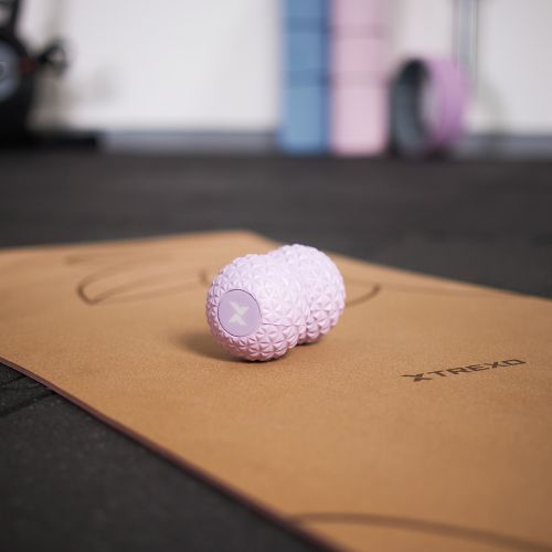 Dupla masszázslabda XTREXO TXO-B4Z075-VT lila