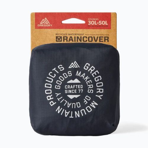 Gregory Raincover 30-50 l obszidián fekete hátizsákhuzat