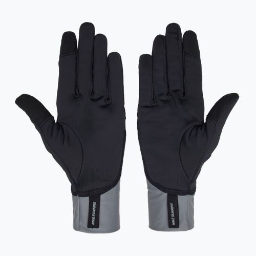 Férfi futókesztyű Nike Pacer Midweight RG black/smoke grey/silver