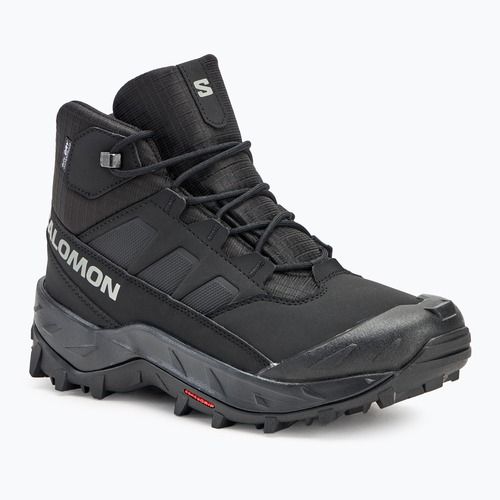Férfi trekking cipő Salomon Crosstrak WP black/black/asphalt