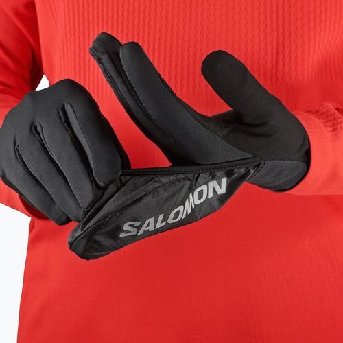 Salomon Fast Wing Winter mély fekete futókesztyű