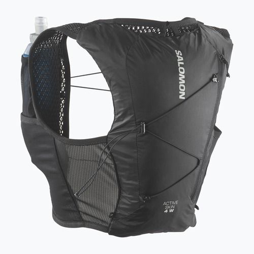 Női Salomon Active Skin 4 fekete/metál futó mellény